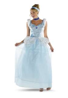Womens Adult Disney Princess Deluxe Cinderella Costume  