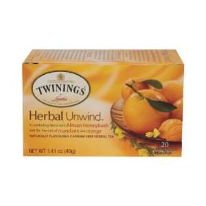  Twining Tea Tea Herbal Unwind Honeybsh Md 20 bag (pack Of 