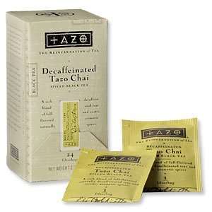 Tazo Decaffeinated Chai, 24 Tea Bags Grocery & Gourmet Food