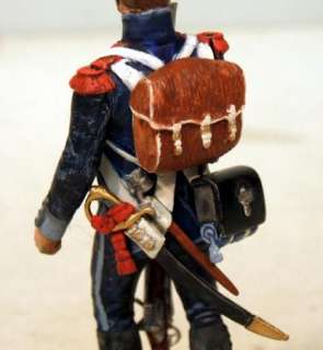 54mm FRENCH NAPOLEONIC LIGHT INFANTRY CHASSEUR by METAL MODELES Fine 