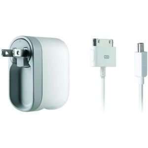  BELKIN F8Z414 IPHONE AC CHARGER WITH SWIVEL PLUG & USB SYNC 