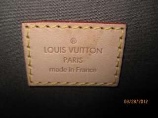 Authentic LOUIS VUITTON Gris Art Deco Vernis Alma Handbag   NEW With 
