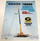 Grove shop crane 4000 telescoping telescopic boom Onan 