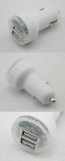   USB Car Charger Adapter for Apple iPad iPod iPhone 3G 4G 4S  