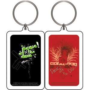  PANIC AT THE DISCO SCRIBBLE LUCITE KEYCHAIN