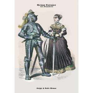   Costumes Knight with Sword and Noble Woman   02264 7
