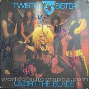 Twisted Sister Signed Record Album