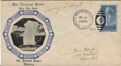 RARE PIONEER SCIENTIST AVERY S HOYT SIGNED 1934 FDC  