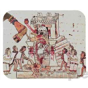  Aztec Human Sacrifice Mouse Pad 