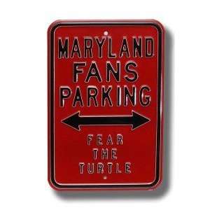  Maryland Terrapins Fear the Turtle Parking Sign Sports 