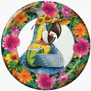   Parrot Party 7 inch Paper Plates 8 per Pack