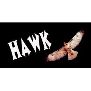  Airbrushed License Plates  Hawk License Plate   #615 