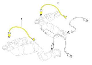 2pc BMW Oxygen Sensor Set Front/Upstream/Pre Bank 1 & 2 Bosch OEM Plug 