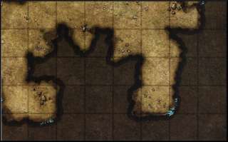 Dungeons & Dragons CAVERN CORRIDOR AMBUSH D&D Map Tiles  