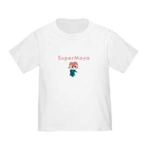  Personalized Maya SuperMaya Super Hero Infant Toddler Shirt Baby