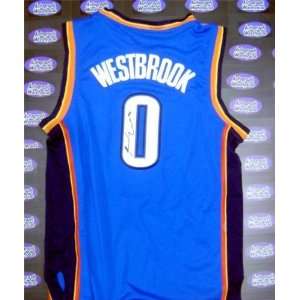 Russell Westbrook Autographed/Hand Signed Basketball Jersey (Oklahoma 