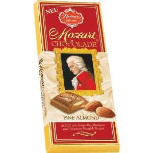 Reber Mozart Fine Almond Chocolate Bar  Grocery & Gourmet 