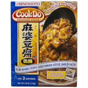 Ajinomoto Cookdo Mabo Tofu Mild Hot, 3.8 Ounce Units (Pack of 10 