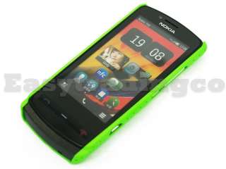 Mesh Hard Back Cover Case for Nokia 700 Green  