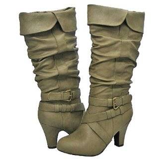  Qupid Praise 10X Black Faux Suede Women Fashion Boots 