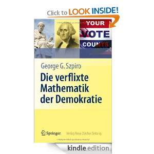 Die verflixte Mathematik der Demokratie (German Edition) George G 