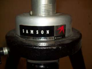 Samson Quick Set Tripod 7301 & Fluid Head 7201 with Floor Dolly Wheels 