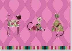 Fashion Felines Cat Note Cards Box of 14 NEW  