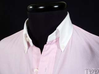 NWT Polo Ralph Lauren Pink Oxford Shirt White Collar  