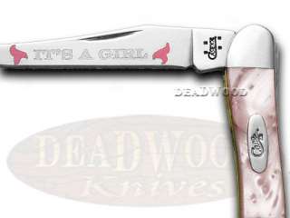CASE XX Pink Pearl Girl Toothpick Pocket Knife Knives  