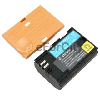 Battery+Charger for Canon LP E6 LC E6 5D 7D Mark II 2  