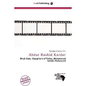    Abdur Rashid Kardar (9786200940285) Barnabas Cristóbal Books