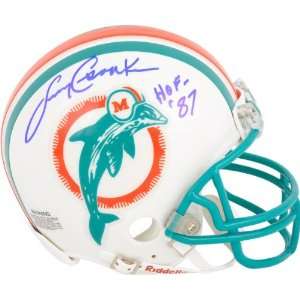  Larry Csonka Autographed Mini Helmet  Details Miami 