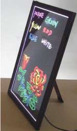 12 x 10 Framed Flashing Board LED Dry Erase Sign  