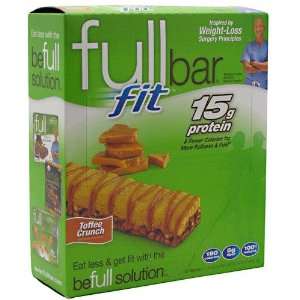  Fullbar Fullbar Fit, Toffee Crunch, 6   1.76 oz (50g) [10 