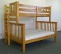 TWIN OVER FULL MISSION BUNK BEDS WHITE bunk bed  