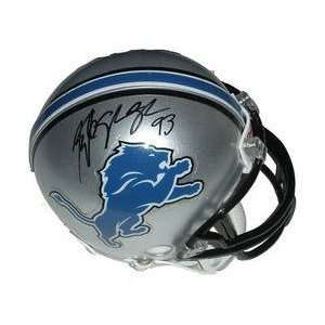  Kyle Vanden Bosch Signed Detroit Lions Mini Helmet 