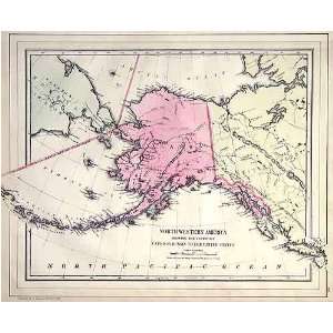  North Western America Showing the Territory Ceded by 