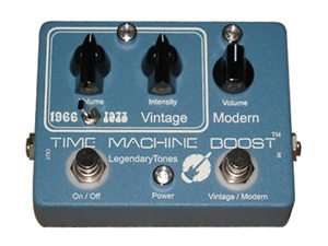  Robert Keeley Time Machine Boost Overdrive Guitar Effect Pedal