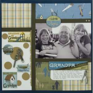    Grandpa by Karen Foster layout # 1 NOT FOR SALE