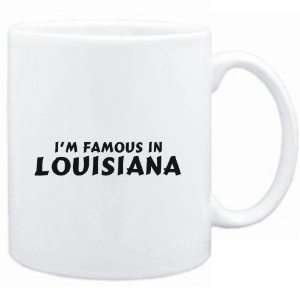  Mug White  I AM FAMOUS Louisiana  Usa States Sports 