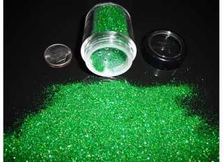 D00249 PREMIUM Grade Ultra Fine Glitter   Green,Green  