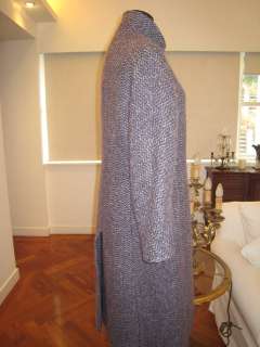 DRIES VAN NOTEN MULTICOLORS MOHAIR BLEND COAT Sz 40  