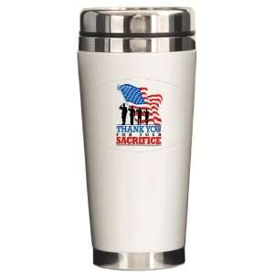 Ceramic Travel Drink Mug US Military Army Navy Air Force Marine Corps 