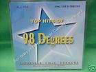 98 Degrees~~Supers​tar Karaoke~934~~Be​cause of You~~CD+G