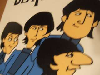 Beatles Posing Limited edition Sericel based on Beatle cartoon 1965 