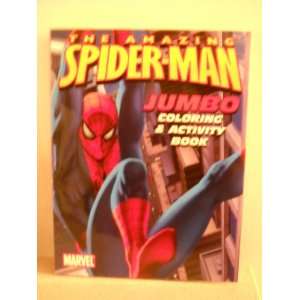  Spiderman Jumbo Coloring & Activity Book Toys & Games