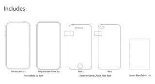 SGP iPhone 4S Neo Hybrid 2S Snow Case   Satin Silver  