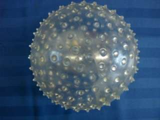 CLEAR MASSAGE/ EXERCISE BALL WITH SPIKES (1 BALL)  