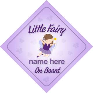 Baby on Board signs. Choose from over 30   personalised with any name 