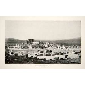  1897 Print Timegad City Algeria Aures Mountains Awras 